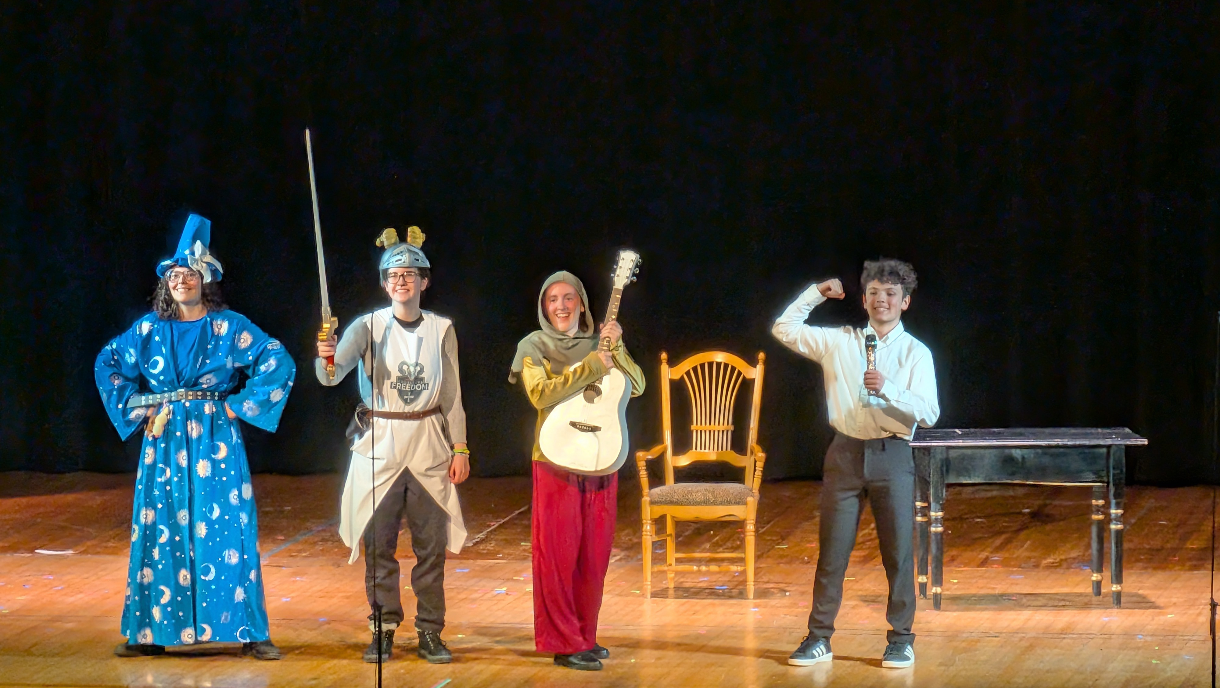 The cast of For Freedom!